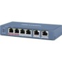 Switch 4 porturi poe hikvision ds-3e1106hp-ei 4 × 100 mbps poe rj45 ports 2 ×