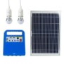 Pni sistem solar fotovoltaic h01 greenhouse h01 30w cu acumulator 12v/7ah usb/radio/mp3 2 becuri led