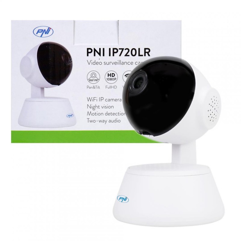 Camera supraveghere video pni ip720lr 1080p 2 mp cu ip p2p ptz wireless slot card