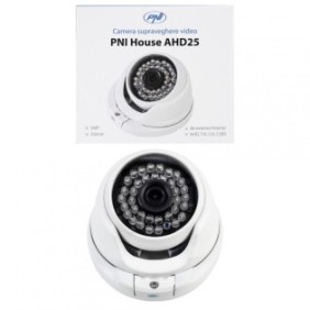 Camera supraveghere video pni house ahd25 5mp dome lentila 3.6mm 36 led-uri ir de exterior