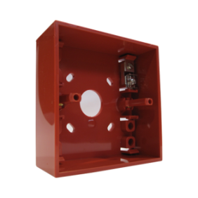 Honeywell baza pentru montaj aparent buton morley-ias culoare rosie dimensiuni: 87x93x32mm greutate: 0.080g