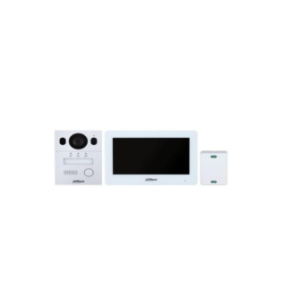 Kit video interfon dahua dhi-ktx01(s monitor de interior hibrid wi-fi cu 2 fire: ecran tactil