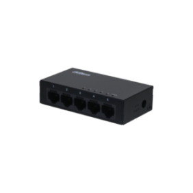 Switch dahua 5 porturi unmanaged gigabit pfs3005-5gt-l interfata: 5 x 10/100/1000 mbps capacitate: 10 gbit