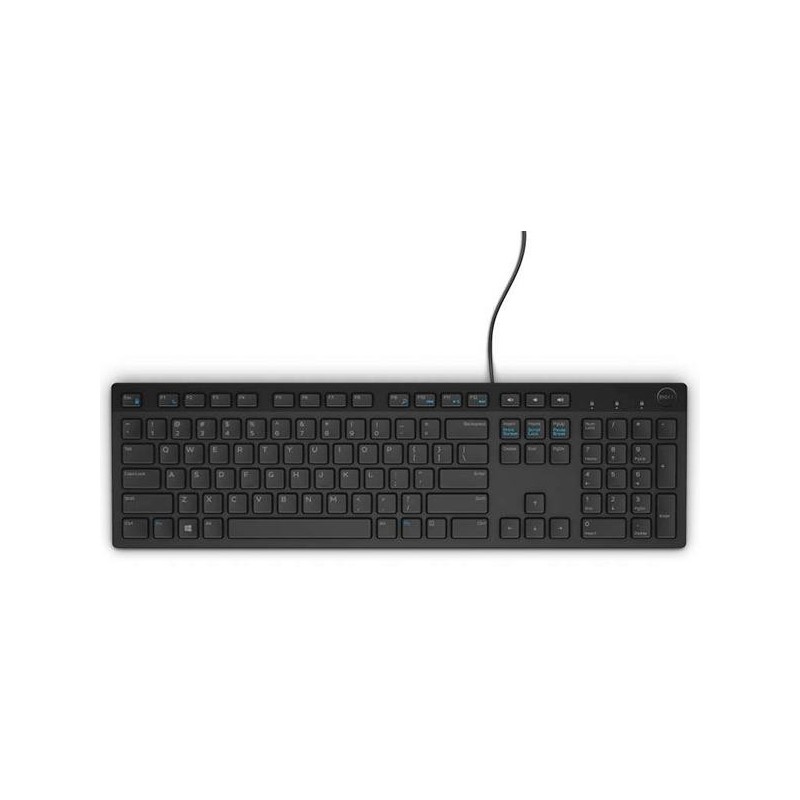 Dell keyboard multimedia kb216 us international layout conectivity: wired hot keys function: volume mute play/pause