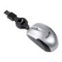 Mouse genius cu fir optic micro traveler v2 1200dpi gri cablu retractabil 74mm lungime usb