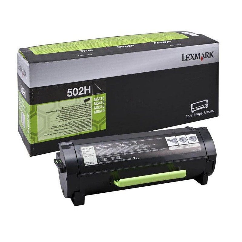 Toner lexmark 50f2h0e black 5 k ms310d  ms310dn  ms312dnms410d  ms410dn  ms510dn  ms510dtn  ms610de  ms610dn ms610dte