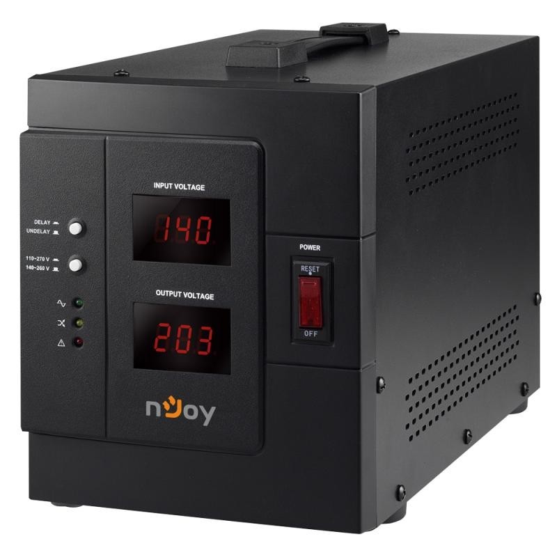 Avr njoy akin 3000 3000va/2400w cu releu lcd display functie de intarziere la pornire functie