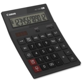Calculator birou canon as1200 12 digiti display lcd vertical inclinat separator de mii functie schimbare de