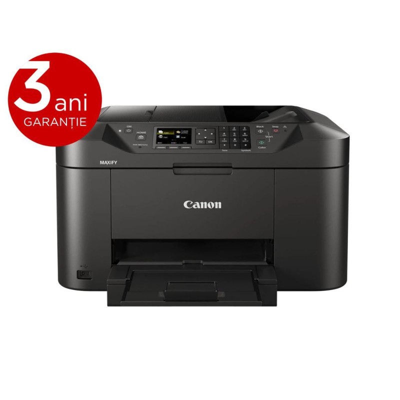 Multifunctional inkjet color canon maxify mb2150 dimensiunea4(printare copiere scanare fax) duplex viteza 19ipm alb-negru 13ipmc