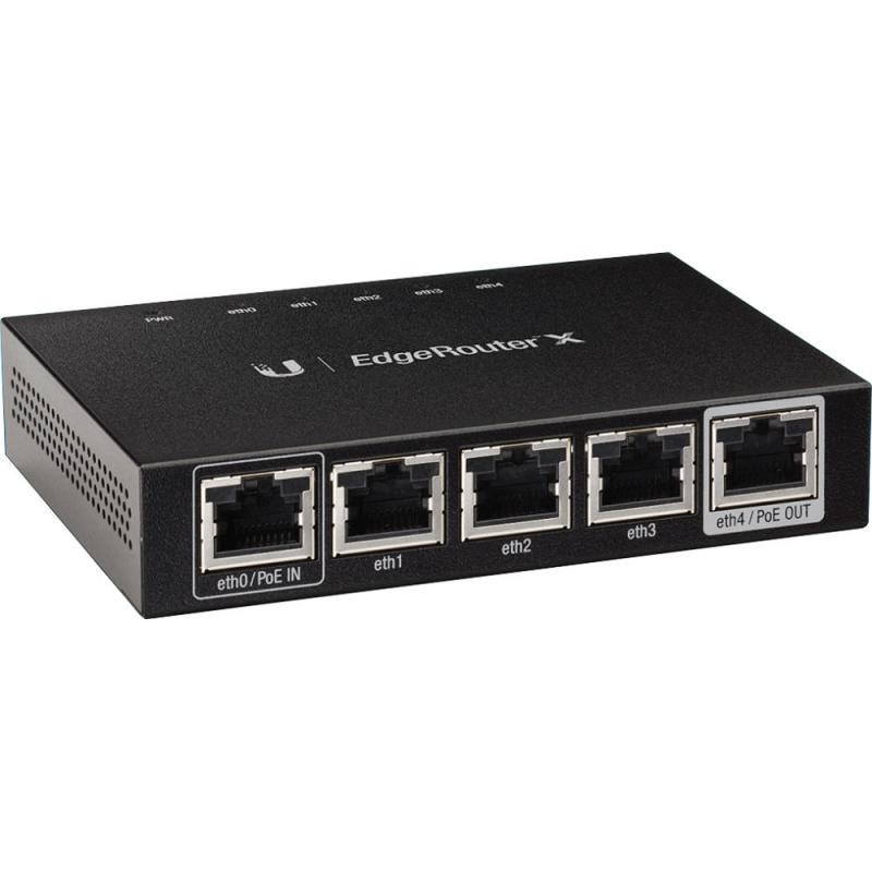 Ubiquiti edgerouter er-x 5x gigabit lan 1 x 24v passive poe passthrough