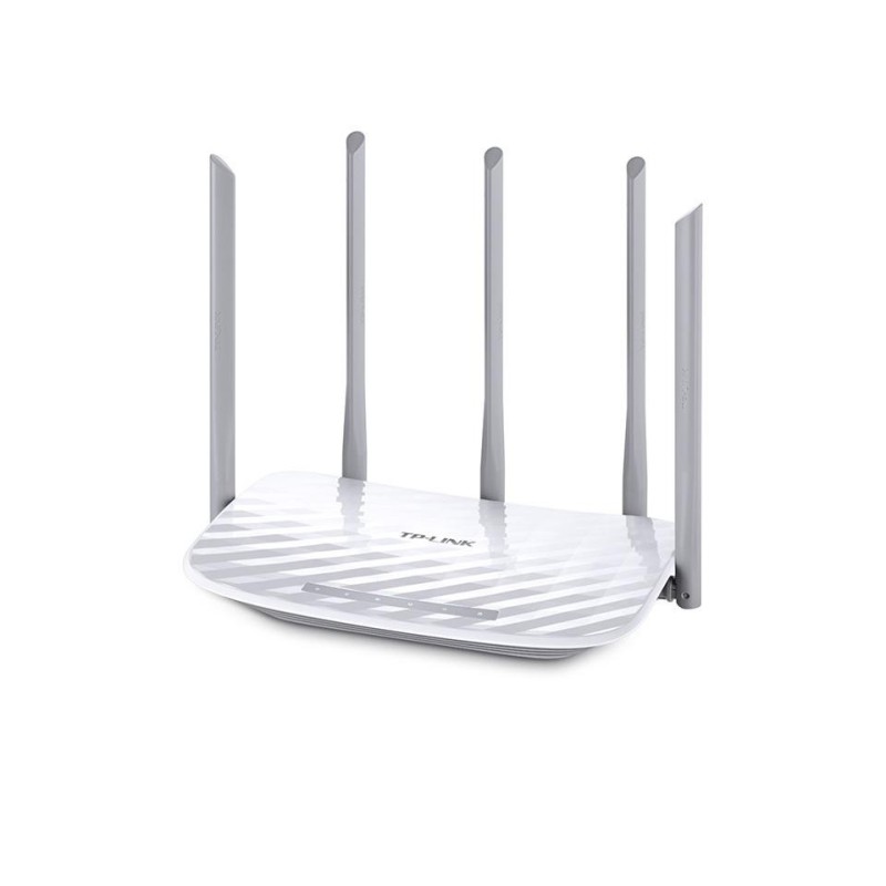 Router wireless tp-link archer c60 4*10/100mbps lan ports 1*10/100mbpswan port 2 antene*5ghz/3 antene 2.4ghz dual-band