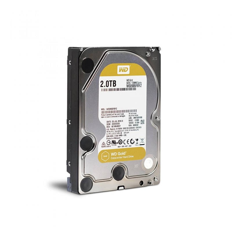 Hdd intern wd 3.5 2tb 7200rpm gold sata3 128mb