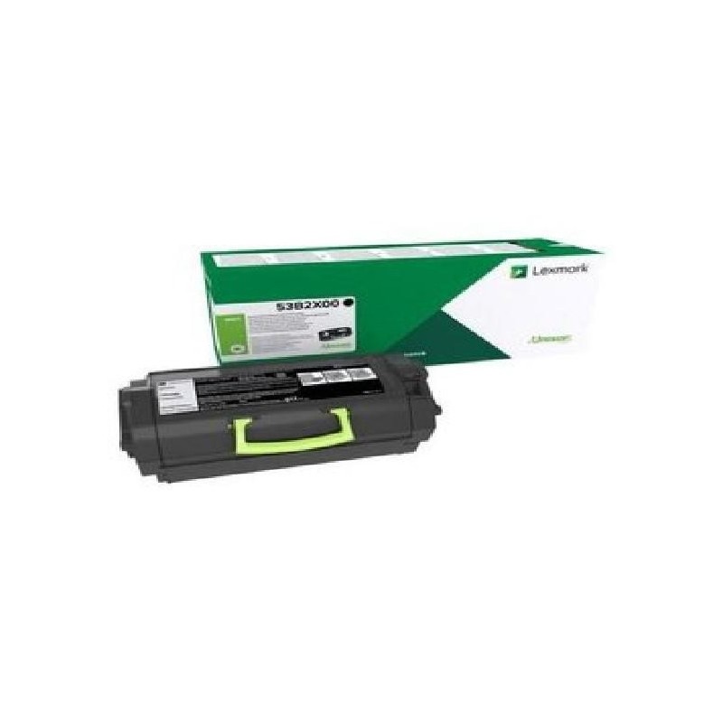 Toner lexmark 53b2x00 black high yeld 45 k compatibilitatems818dn.