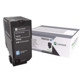 Toner lexmark 75b0020  cyan 10 k cx727de cs727de cs728de