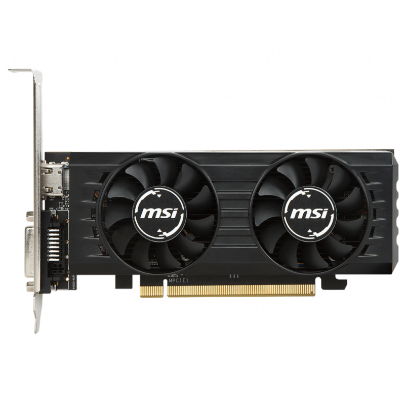 Placa video msi radeon rx 550 2gt lp oc pci express x16 core clocks: 1203