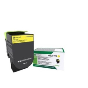 Toner lexmark 71b2hy0 yellow return program 3.5kcx417de cx517de cs417dn cs517de