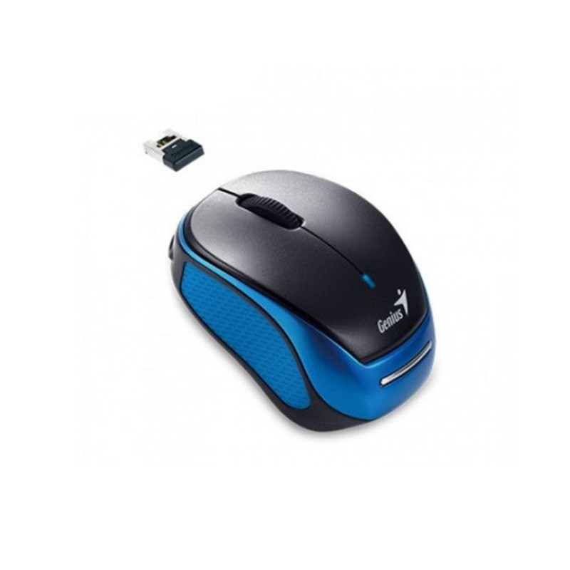 Mouse genius wireless optical 9000r rechargeable black blue radio transfer type usb 1200 dpi g-31030132101