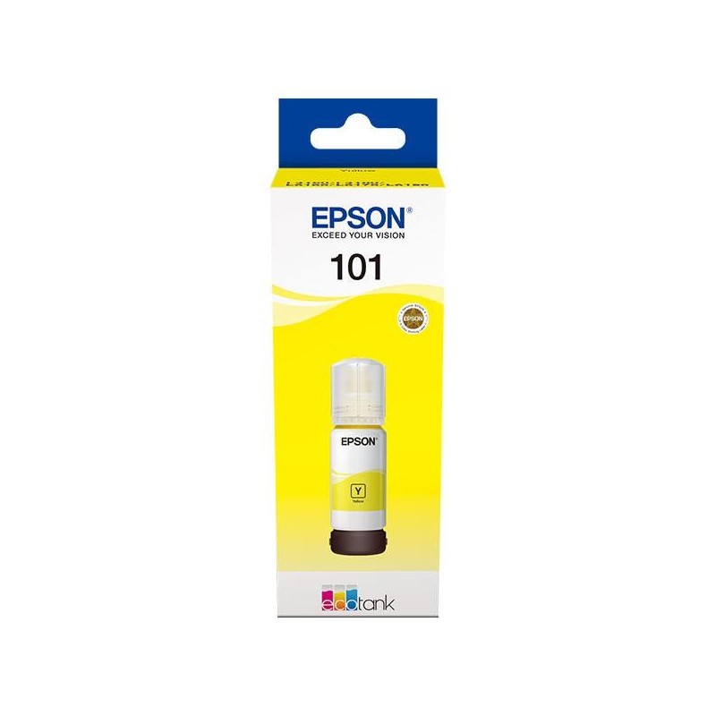 Cartus cerneala epson 101 ecotank  yellow capacitate 70ml pentru l6170 l4160 l4150 l6190