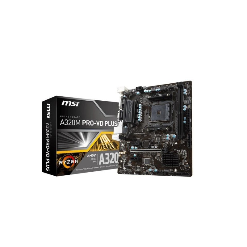 Placa de baza msi socket am4 a320m pro-vd plus dual memory channel 2*dimm slots ddr4