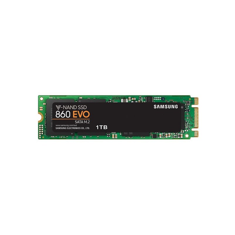 Ssd samsung 1tb 860 evo m.2 2280 sata rata transfer r/w: 550/520 mb/s