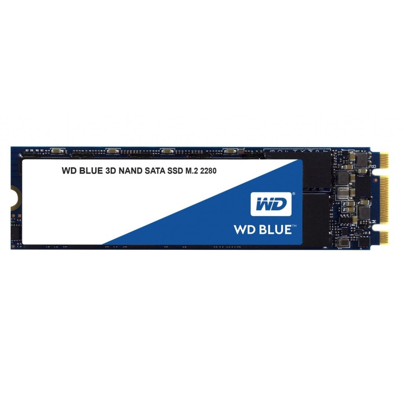 Ssd wd 500gb blue m.2 sata3 6 gb/s 3d nand r/w speed: up to 560mbs/530mbs