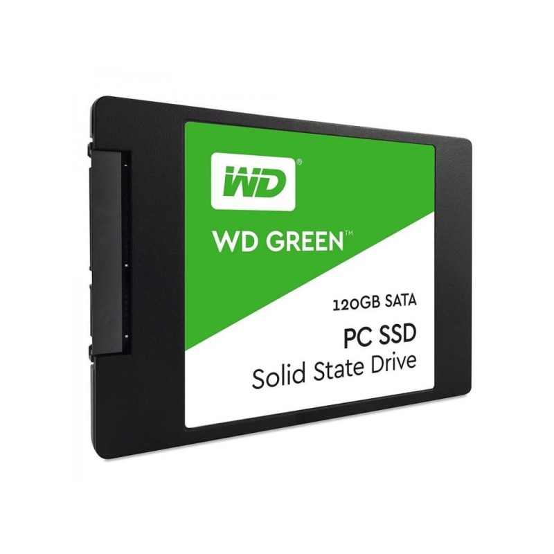 Ssd wd 120gb green 2.5 sata 3 r/w speed: up to 540mbs/430mbs