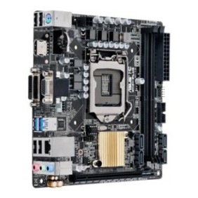 Placa de baza asus socket lga1151 h110i-plus h110 2 x dimm max.32gb ddr4 2400/2133 mhz