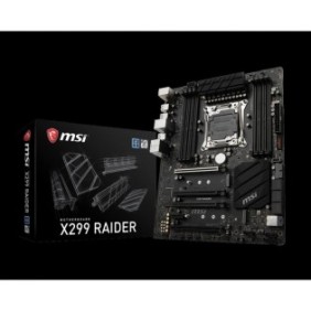 Placa de baza msi intel x299 raider lga 2066 ddr4 memory: quad channelmemory support ddr4