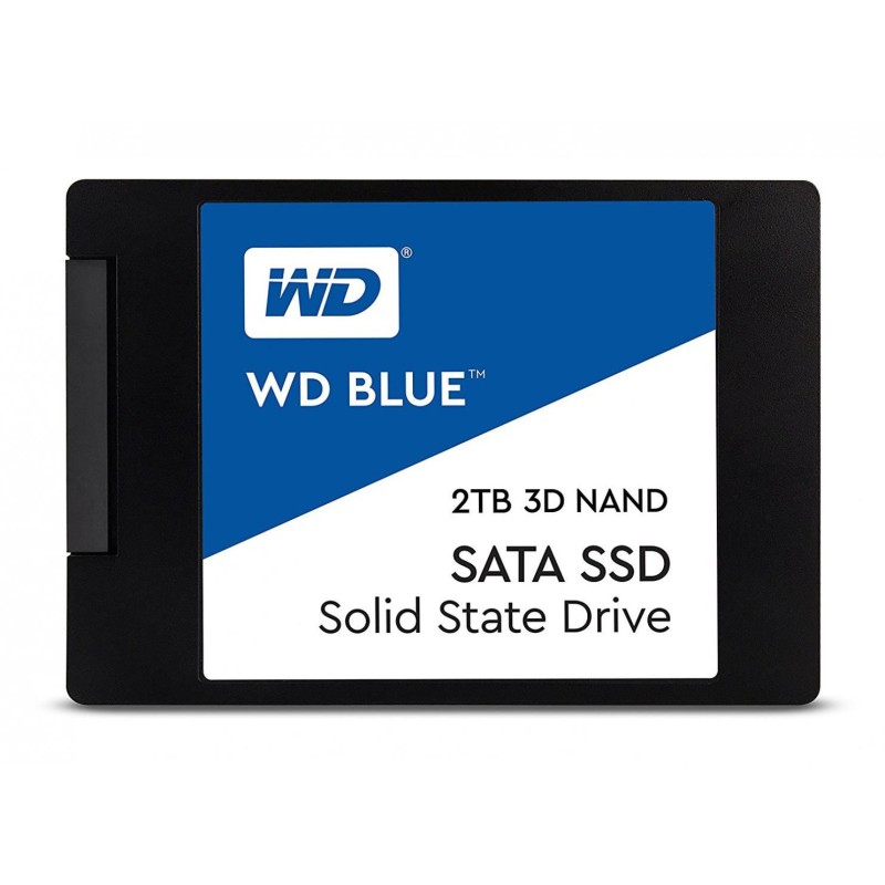 Ssd wd 2tb blue sata3 6 gb/s 3d nand 7mm 2.5 r/w speed: up to