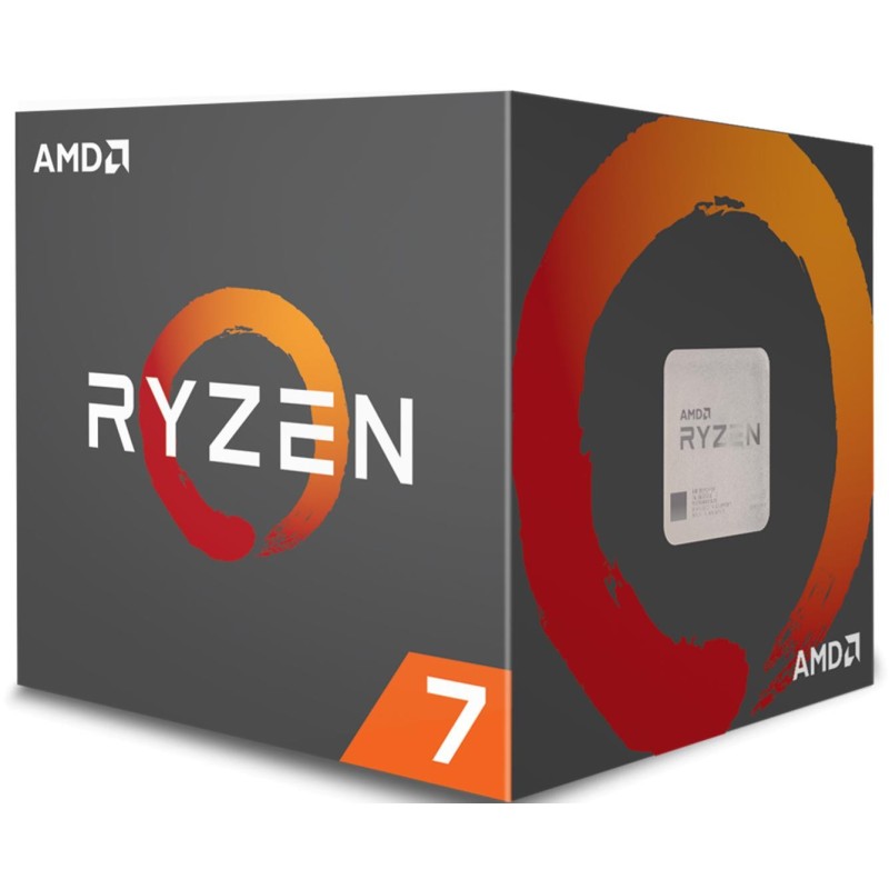 Procesor amd ryzen 7 2700 yd2700bbafbox 8 nuclee 4.1ghz 20mb am4 95w wraith spire (led)