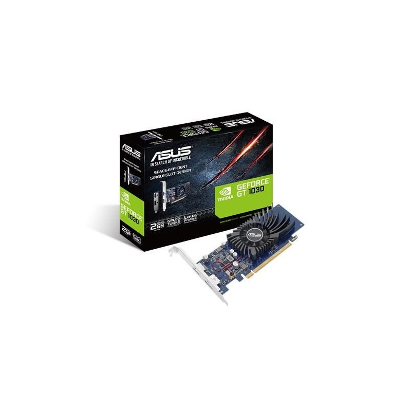 Placa video asus nvidia geforce gt 1030 gt1030-2g-brk pci express 3.0 gddr5 2gb engine clock: