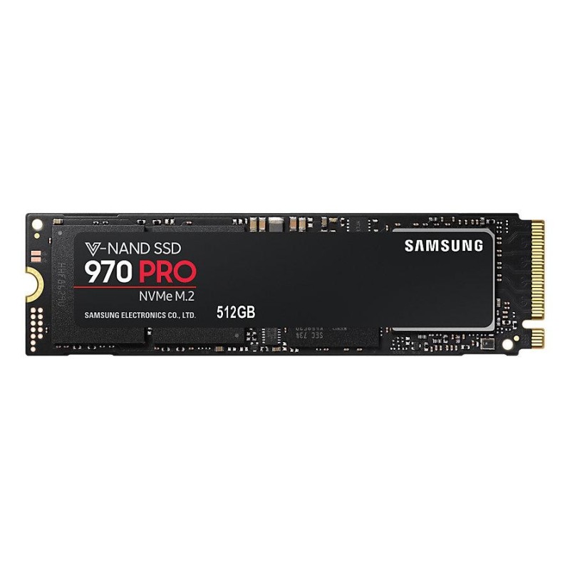 Ssd samsung 512gb 970 pro retail nvme m.2 pci-e rata transfer r/w: 3500/2700 mb/s 80.15