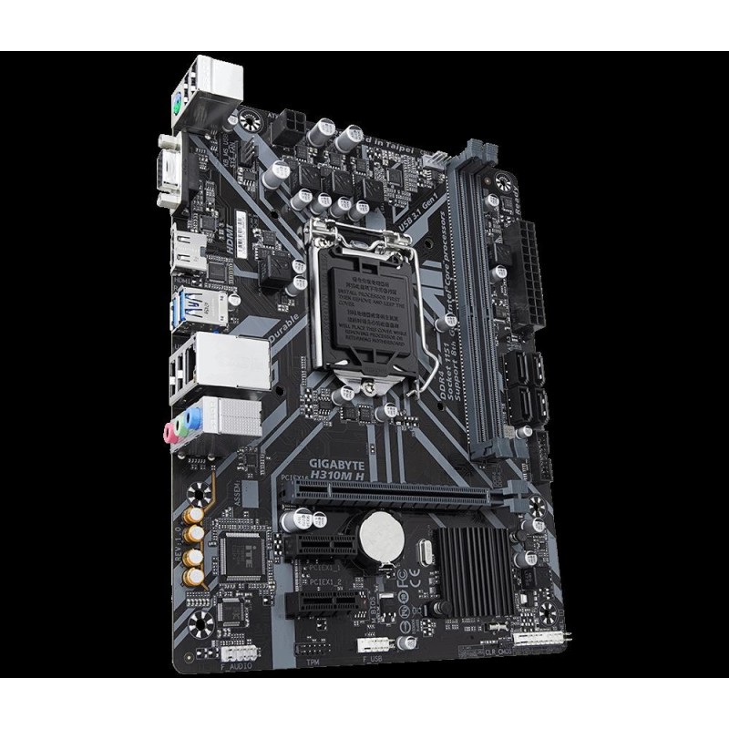 Placa de baza gigabyte h310m h socket lga1151 v2 2*ddr42666/2400/2133mhz memory modules 1x d-sub/hdmi 1x