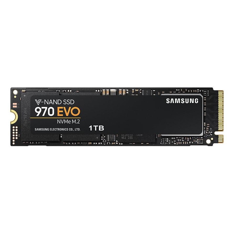 Ssd samsung 1tb 970 evo retail nvme m.2 pci-e rata transfer r/w: 3400/2500 mb/s 80.15