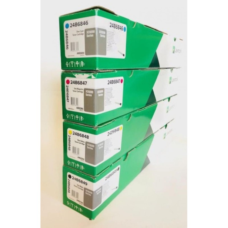 Lexmark 24b6846 cyan toner cartridge xc9235 xc9245 xc9255 xc9265