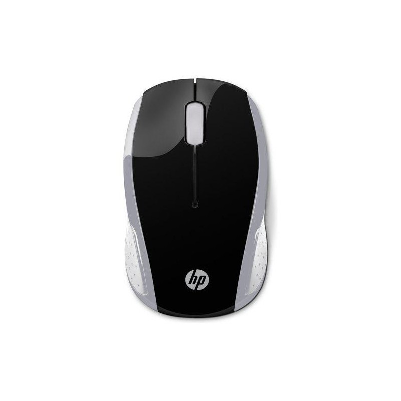 Hp mouse wireless 100 pike silver. culoare: gri/ negru. dimensiuni: 95 x 58.5 x 34