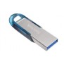 Usb flash drive sandisk ultra flair 64gb 3.0 reading speed: up to 150mb/s albastru