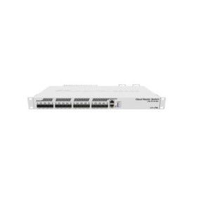 Mikrotik cloud router switch crs317-1g-16s+rm 1 x gigabit lan 16 xsfp+ cages dual core 800mhz