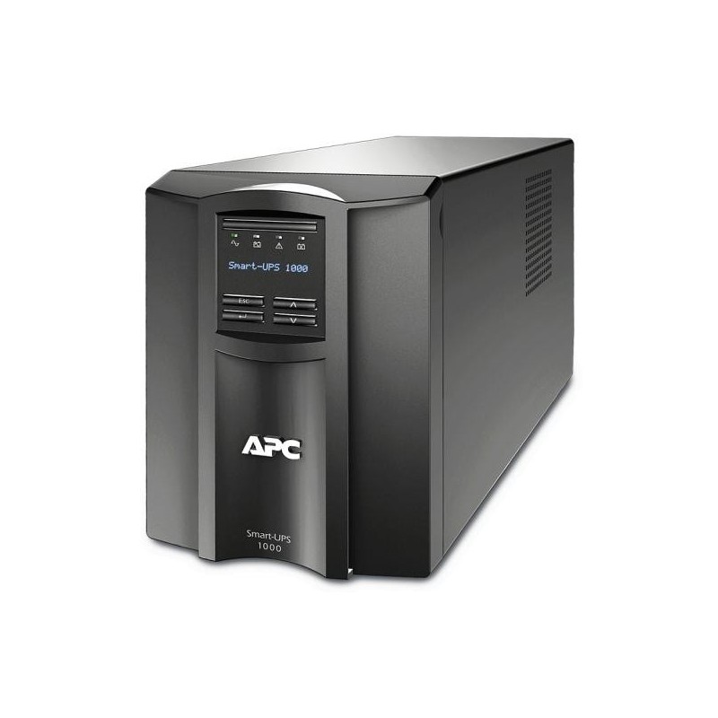 Ups apc smart-ups smt line-interactive / sinusoidala 1000va / 700w 8conectori c13 baterie rbc6 optional