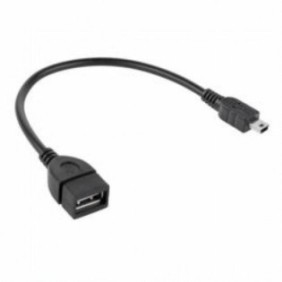 Gembird cable usb mini bm af usb 2.0 otg 15cm a-otg-afbm-002