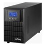 Ups njoy aten pro 1000 1000va/800w on-line (double convension ups) lcd display 3 prize schuko