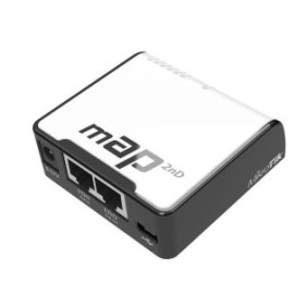 Miktrotik micro access point rbmap2nd wireless dual-chain 2.4ghzaccess point with full routeros capabilities 1* cpu