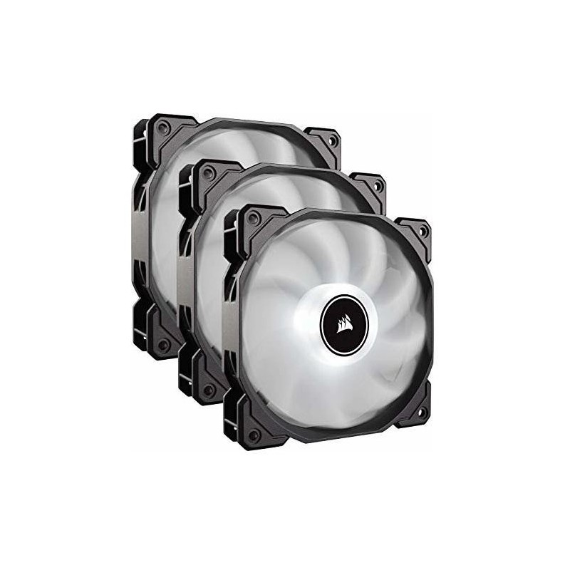 Cooler carcasa corsair af120 led low noise cooling fan 1500 rpm triple pack - white