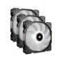 Cooler carcasa corsair af120 led low noise cooling fan 1500 rpm triple pack - white