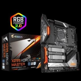 Placa de baza gigabyte socket lga2066 x299 aorus master 4x ddr4 4000(o.c.) / 3866(o.c.) /