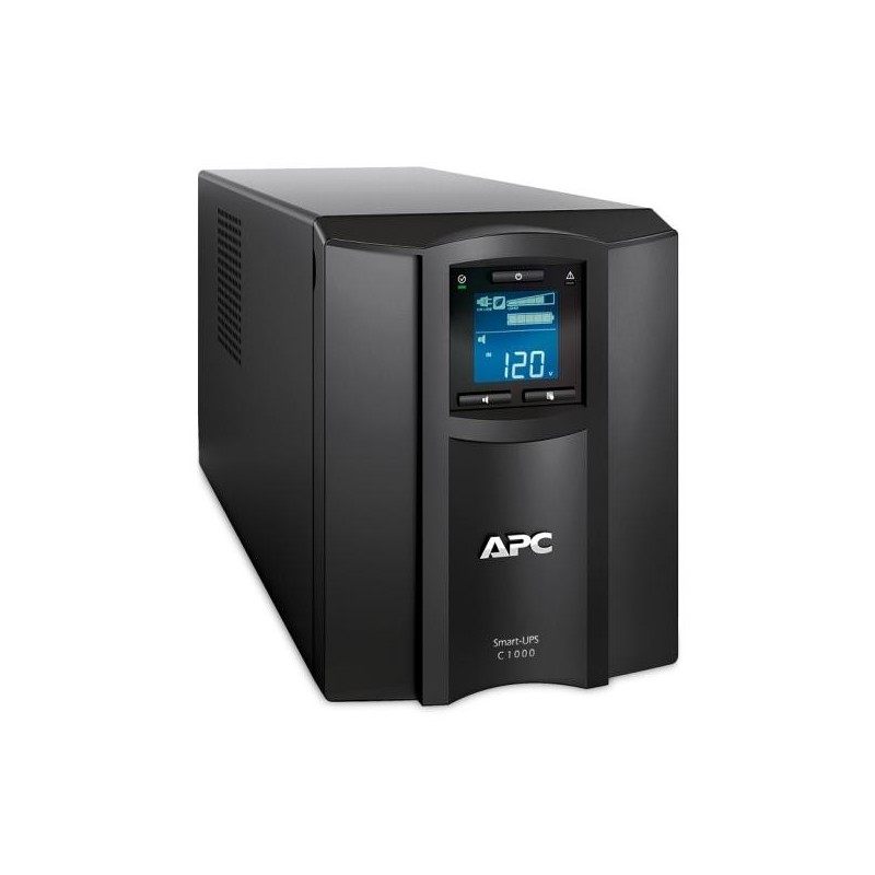 Ups apc smart-ups c line-interactive / sinusoidala 1000va / 600w 8conectori c13 baterie apcrbc142 optional