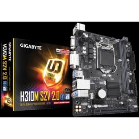 Placa de baza gigabyte h310m s2v 2.0 socket lga1151 v2 2*ddr42666/2400/2133mhz memory modules 1x d-sub/dvi-d