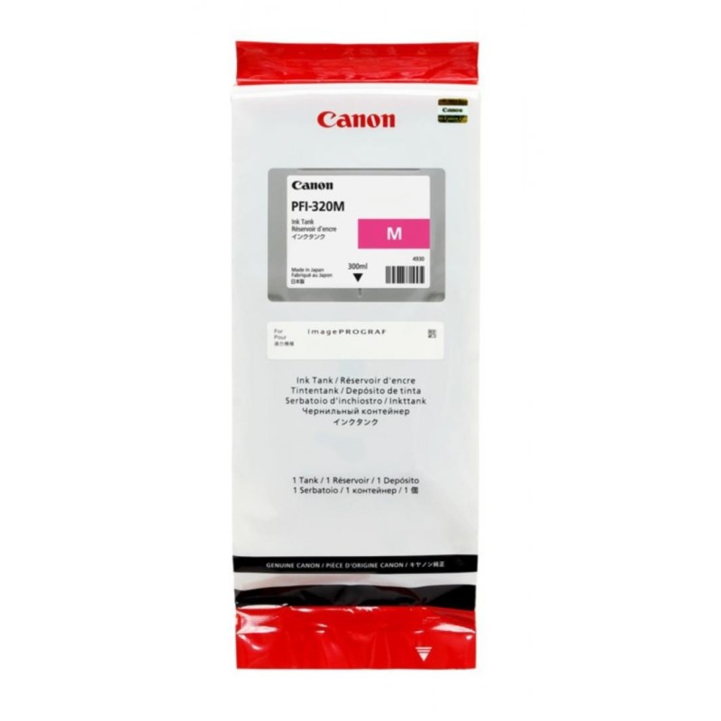 Cartus cerneala canon pfi-320m magenta capacitate 300ml pentru canon tm 200/205/300/305.