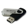 Usb flash drive serioux 128gb datavault v35 usb 3.0 black swivel