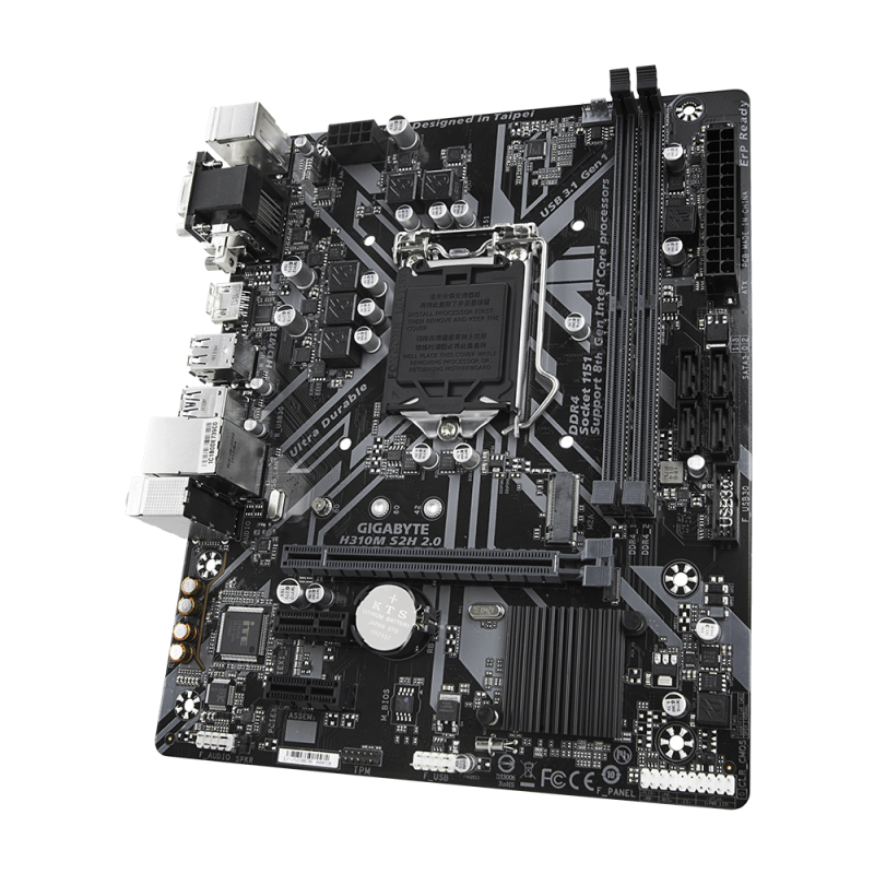 Placa de baza gigabyte socket lga1151 v2 2*ddr42666/2400/2133mhz memory modules 1x dvi-d/hdmi/d-sub 1x pci expressx16